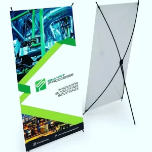 Porta Pendón Araña 2x1