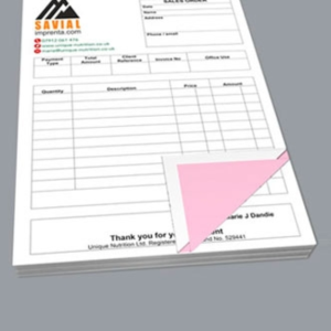 10 Talonarios Quimico Original y una copia 1 tinta